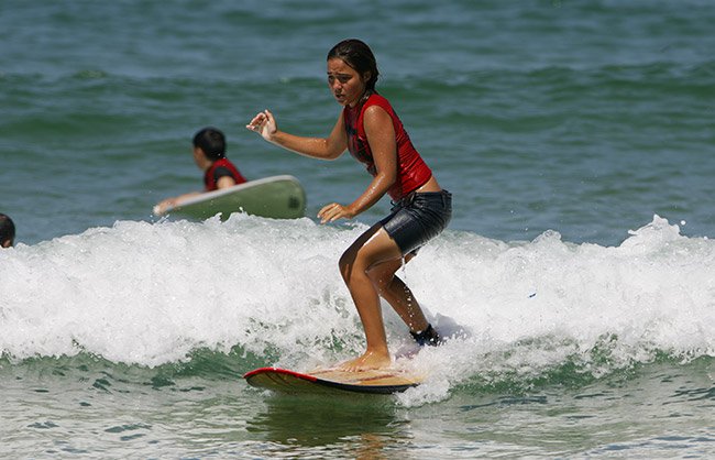 Cours de surf ado et adultes au Cap Ferret sur la plage de l'Horizon